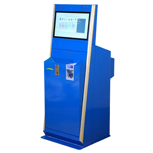 Kiosk for cash collection