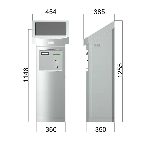 Heron kiosk for payment & ticketing