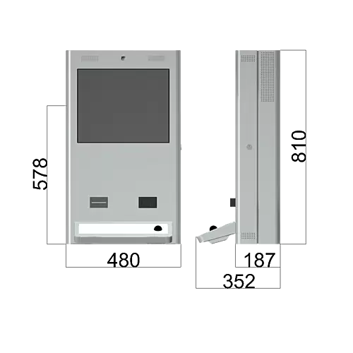 Wall mount kiosk Sparrow