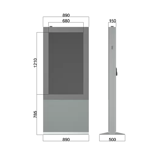 Digital Signage Kiosk for Outdoor Toucan 32