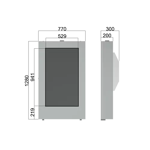 Kiosk for Outdoor Toucal Wall 43